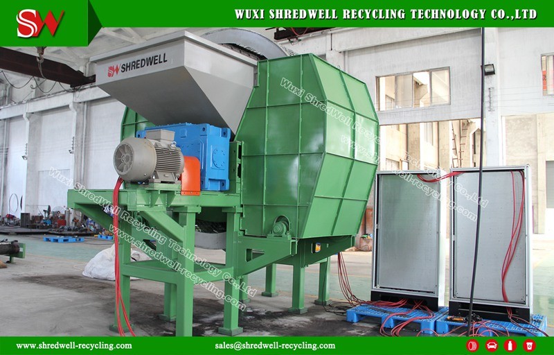 Double Shaft Shredder Machine for Recycling Scrap Copper/Steel