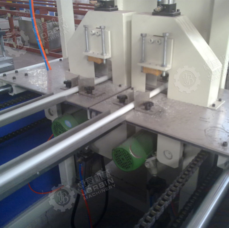 Automatic&#160; 2 Pipes PVC PPR PP PE Pipes Extrusion Macking Machine