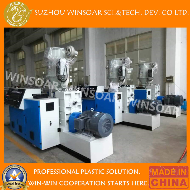 Plastic Extruding Machine, Double Screw Extruder for PVC Pipe