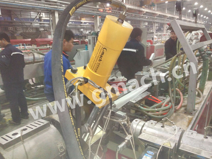 Hydraulic Screen Changer for Rigid PVC Profile Extrusion Line
