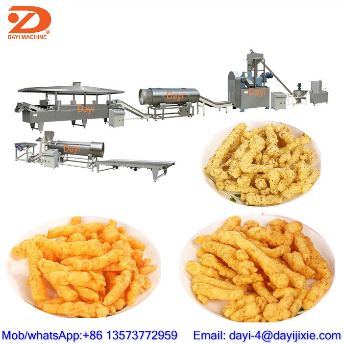 Corn Grits Fried Cheetos Extrusion Machinery