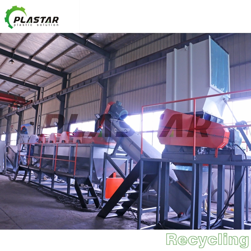 PP PE Wast Plastic Bags Plastic Films Crusher Washing Line Plastic Recycling Machine