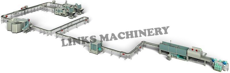 Full Automatic Mineral Water Bottle Washing Filling Capping Line/Plant