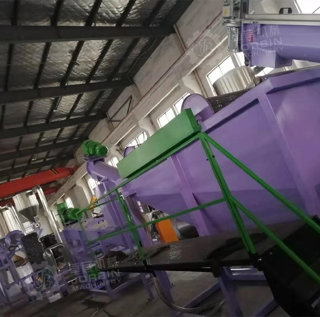 Full Auto Waste Pet Plastic Recycling Machine Plant with Capacity 500kg/H