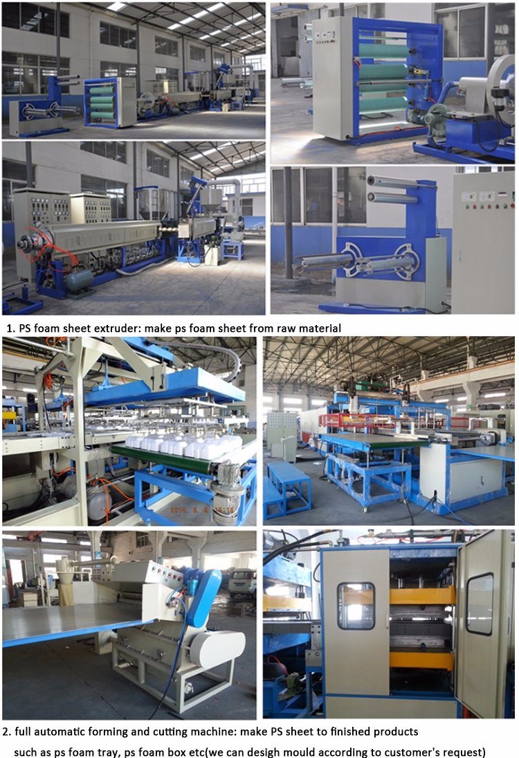 New Color Plastic PS Extruder Foam Sheet Extrusion Machine