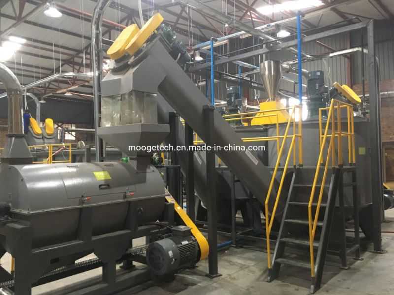 China PET bottle recycling equipment / waste plastic recycling machine