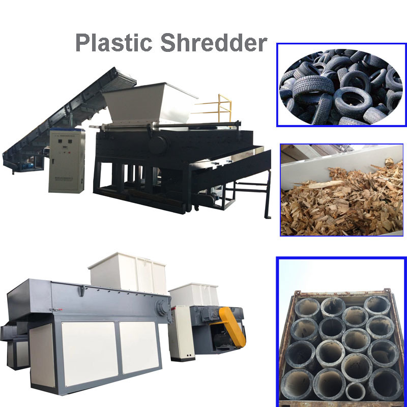 Single/Two Shaft Shredder/Wood/Plastic/Waste/Glass