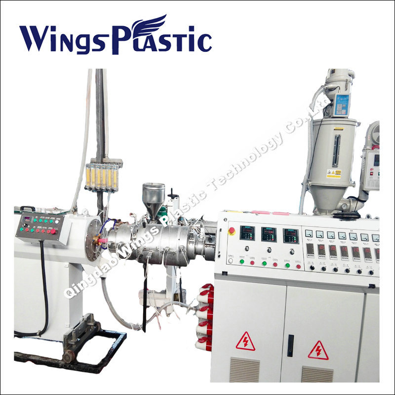 Plastic Pert/PPR/PVC/PE/PU Thermal Insulated Pipe Extruder Machine