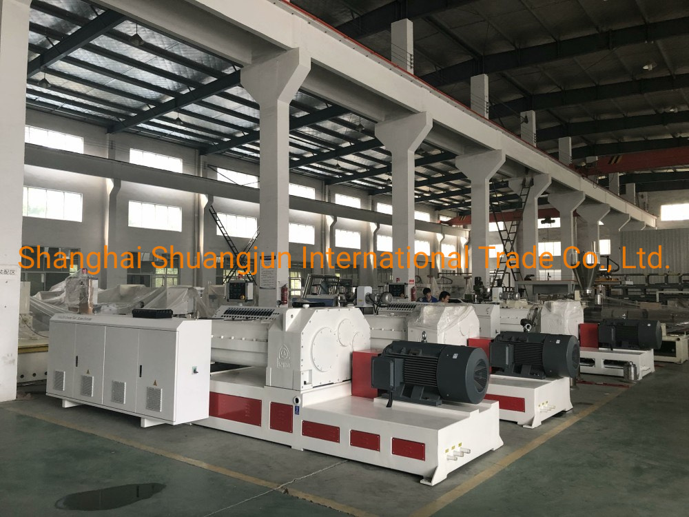 Twin/Single Screw Plastic Extruder Machine for PVC Spc WPC PP PE Wood/Stone Plastic Machinery