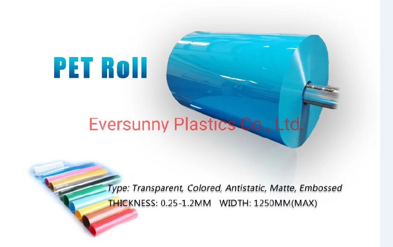 Super Transparent Rigid APET Extrusion Clear Plastic Pet Sheet