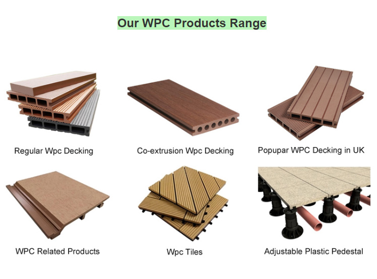 WPC Board Wood Plastic Composite Price for Outdoor Decking