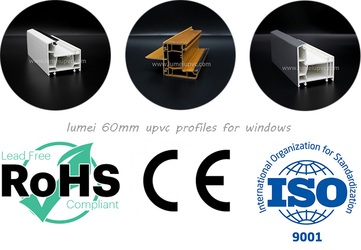 Plastic Casement Windows with UPVC Extrusion Profiles