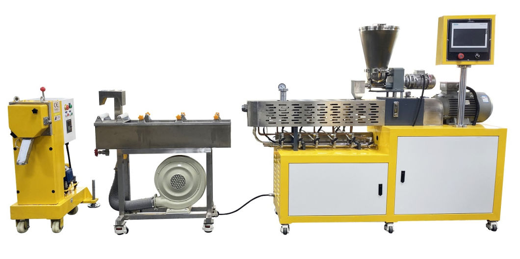 Small Lab Twin Screw Plastic Compounding Extruder