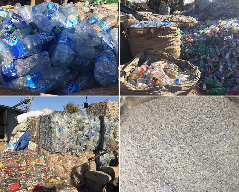 PET waste plastic bottle recycling machine