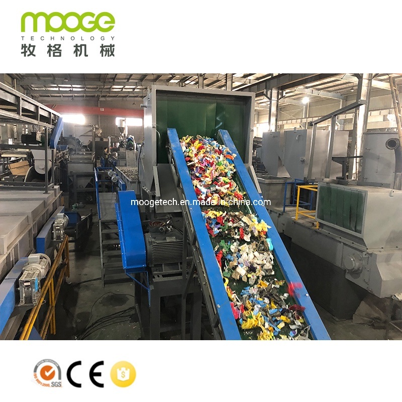HDPE Bottle Flakes Plastic washing recycling line
