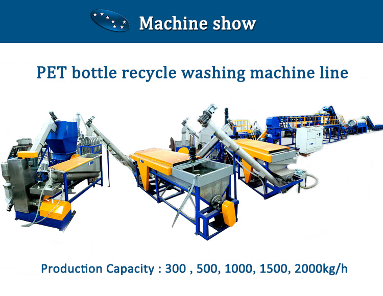 Plastic Pet Bottle Recycle Washing Cleaning Machine Line