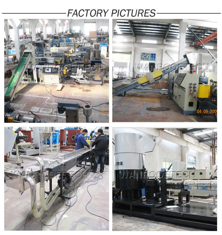 150-1000kg/H PP PE Film Granulating Recycling Machine Plastic Pelletizer Line