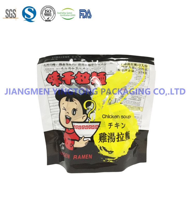 Plastic Food Packaging Pouches Stand up Bags for Noodles