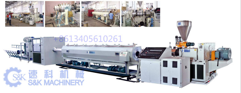 Plastic Twin Screw Extruder Extrusion in Plastic Machinery Plant