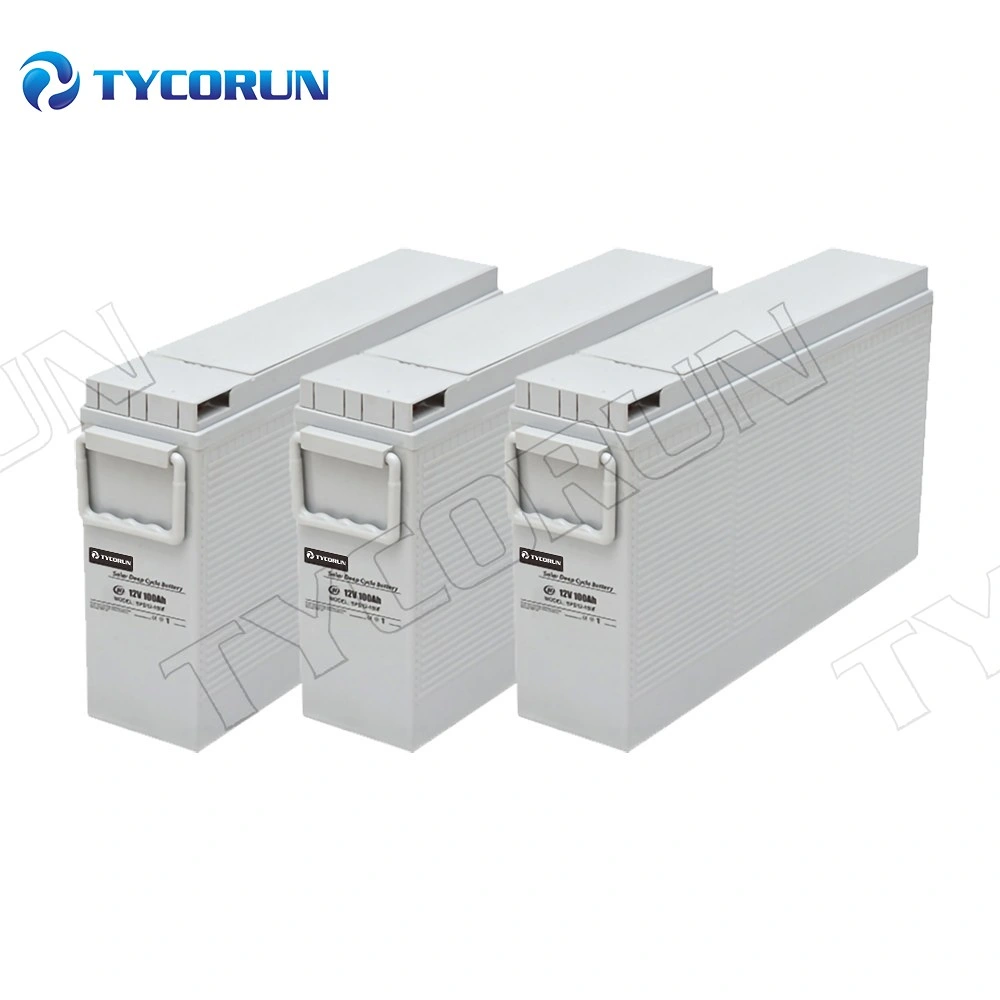 Tycorun Solar 4V 8V 12V Lead Acid Battery 24V 50ah 100ah Lead Acid Deep Cycle Battery