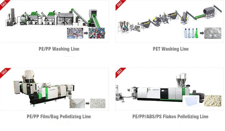 PP PE Film Plastic Recycling Granulator Machine