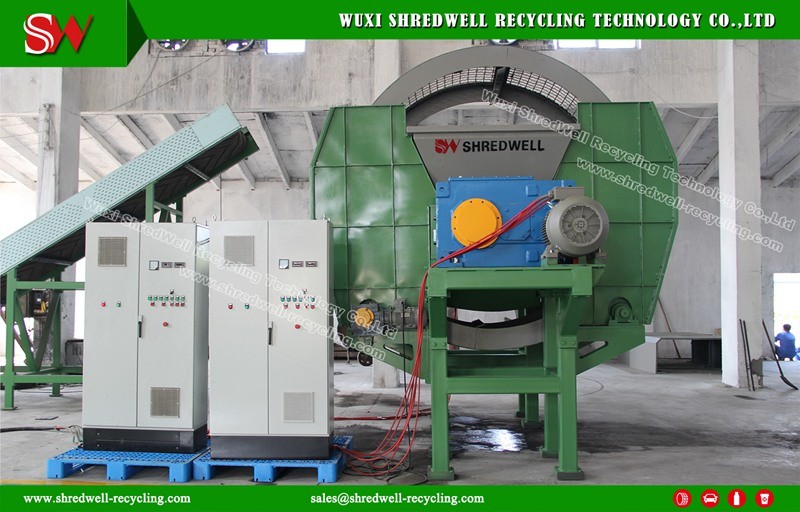 Rubber Crushing Machine for Scrap Tire Recycling Plant