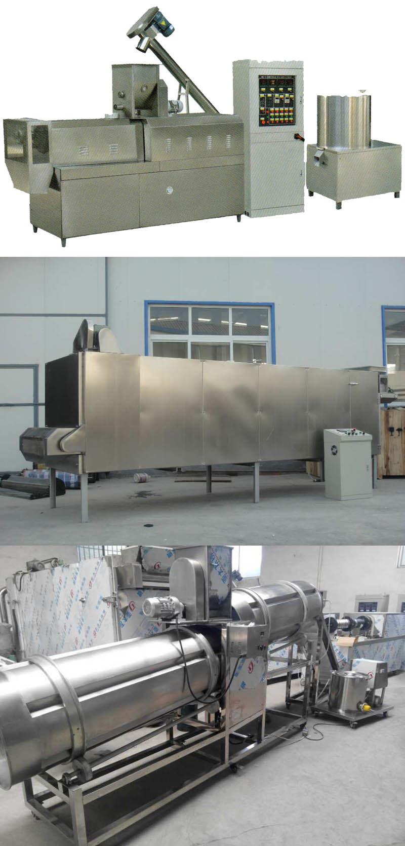 High Capacity Floating Fish Feed Extruder Machine Production