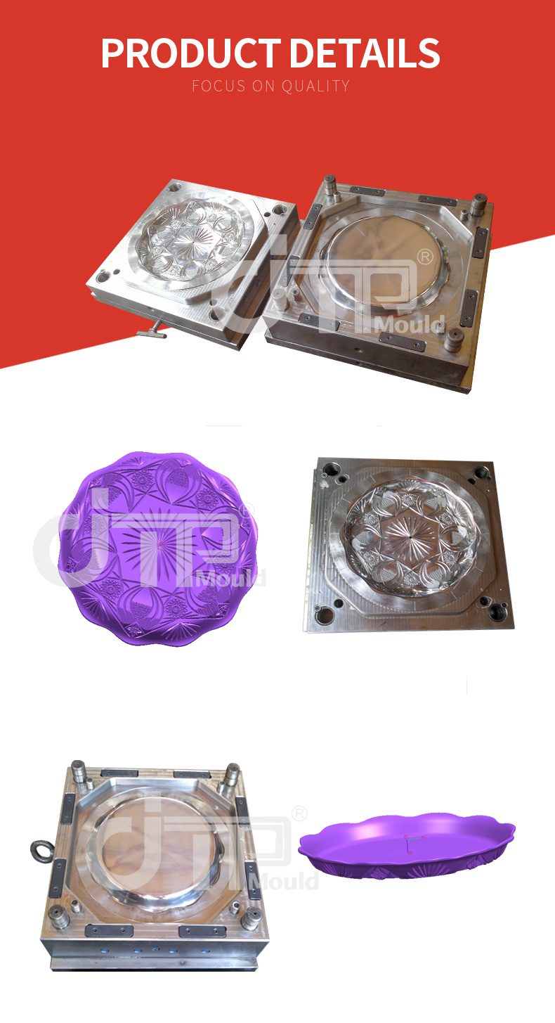 Customized Newly Design PP Plastic Plate Injection Mould