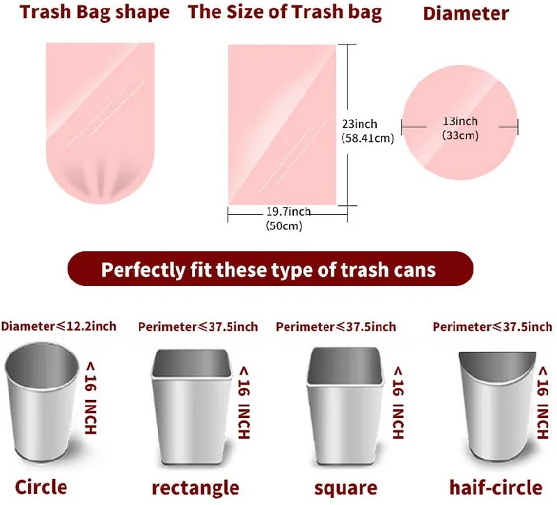 Milky White Large Clear Recycling Bags Carton Liners