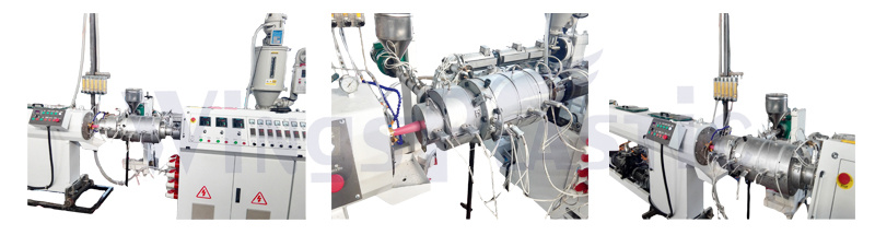 Water Gas Plastic PPR PE Pipe Extrusion Line for Small Size Pipe