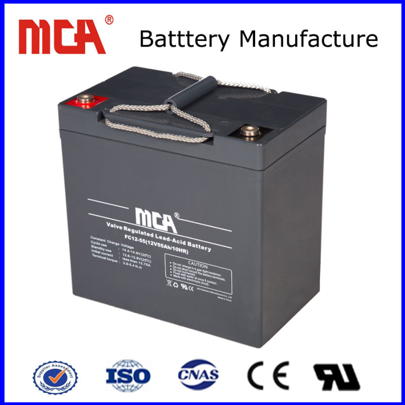 12V Lead Acid Battery Lead Acid Storage Battery 55ah