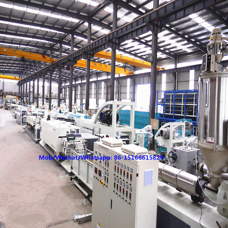 Plastic Four-Strap Extrusion Machine with Single Screw Extruder