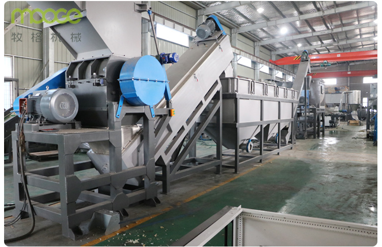 recycling waste agricultural plastic film washing line