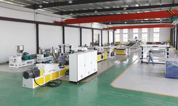 Plastic PE PP ABS Thick Board Extruding Machinery Plastic Extruder