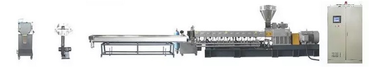 Plastic Masterbatch Filling and Compounding Double Screw Plastic Extruder