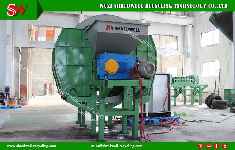 Two Shaft Shredder for Recycling Plastic/Woven Bag/Film/Cement Sack