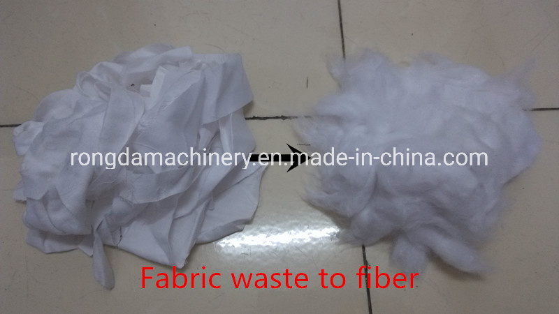 Textile Waste Cotton Yarn Fabric Garment Waste Recycling Machine Rag Tearing Machine