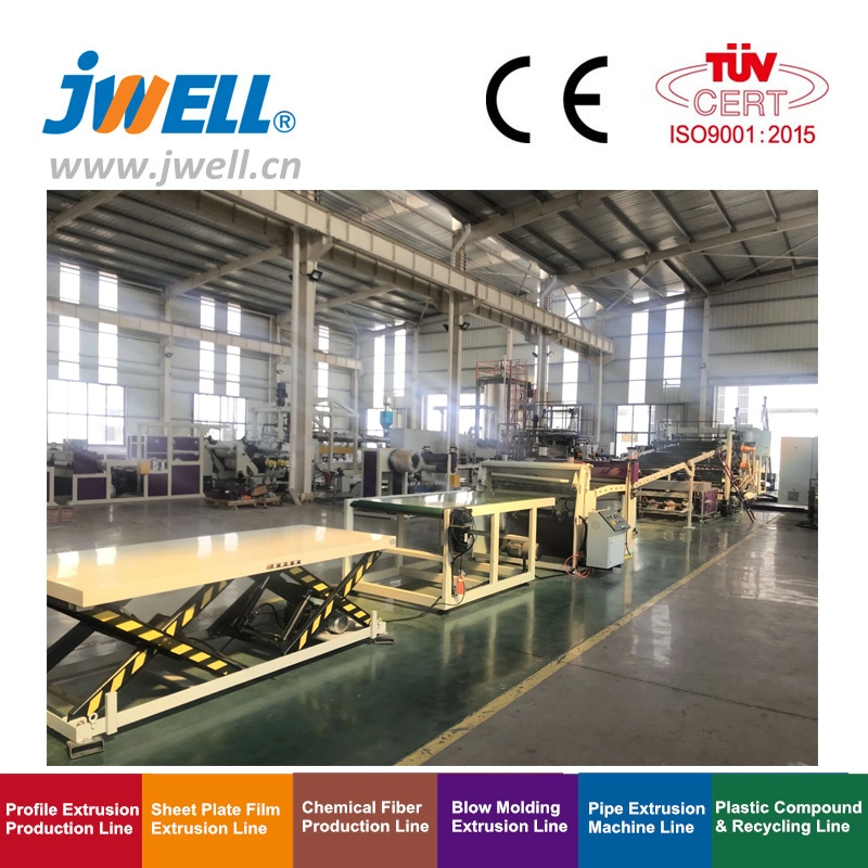Jwell High Quality Pet Sheet Extrusion Machine for Protective Mask