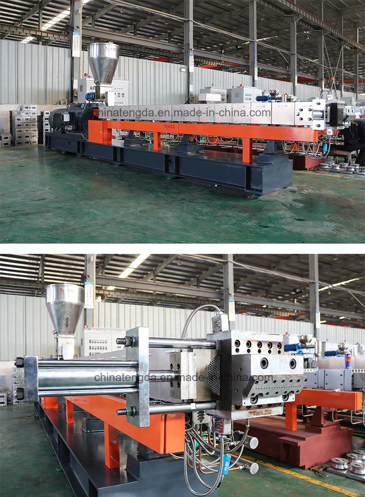 PVC Granulating Plastic Extruder Machine Price with Twin-Screw