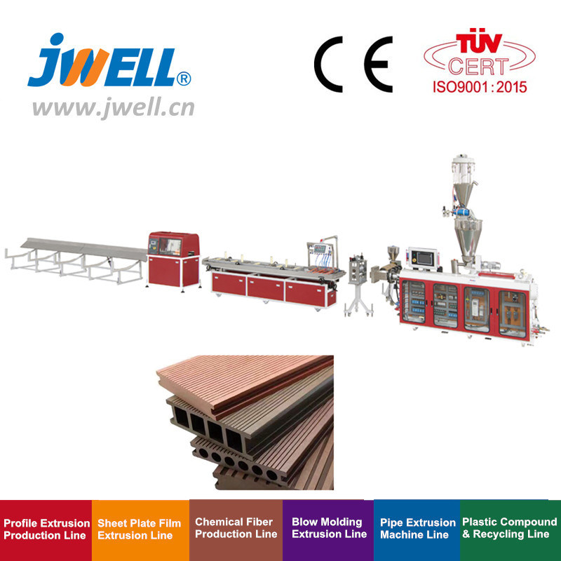 PVC Wood Plastic WPC Profile and Board Extruder Production Extrusion Line