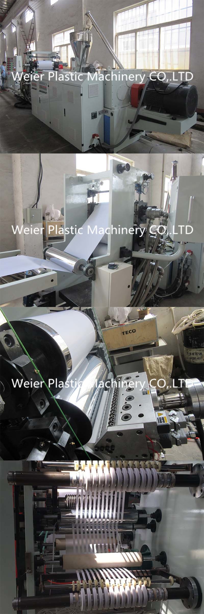 Three Color Printing PVC Edge Banding Extrusion Line Width 400mm