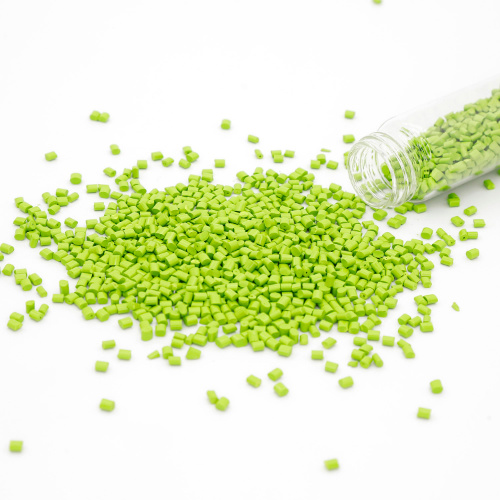 High Dispersion Green Plastic Raw Material Plastic Granules with Good Pigment RoHS Reach