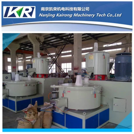 Nanjing Shr Series PVC Compounding Plastic High Speed Mixer Machine