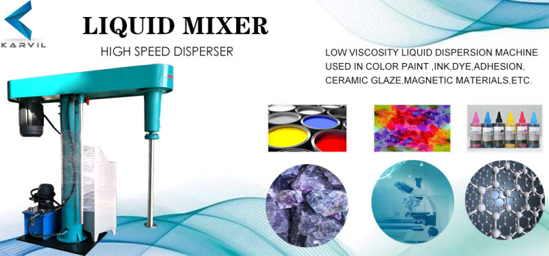 Hydraulic Lifting High Speed Disperser Paint Mixer Machine
