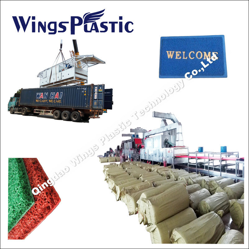 Plastic PVC Coil Floor Mat Production Line / Making Machine / Extruder Machine