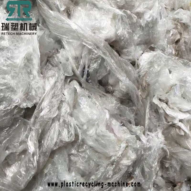Post Consumer LDPE/LLDPE Film Auto Waste Recycling Granulating Machine Plant