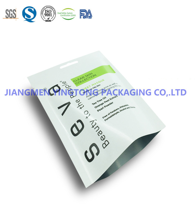 Custom Made Plastic Packaging Bags Aluminum Foil Pouches for Cosmetic