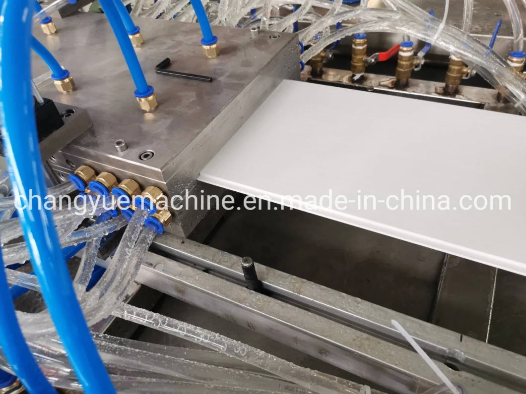 Plastic PVC Indoor Ceiling Panel Board Profile Making Machine Extruder