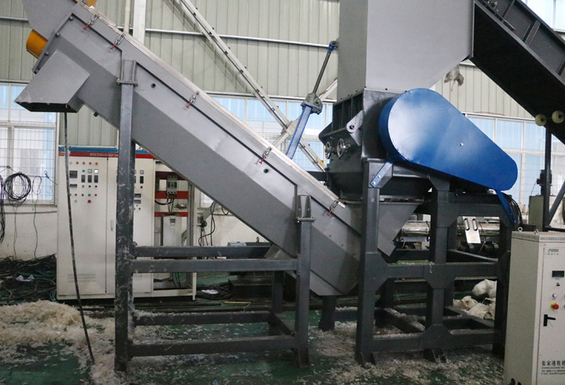 pp waste plastic flake recycling machine