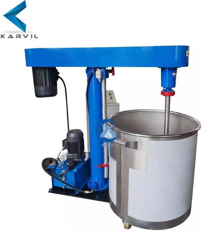 Hydraulic Lifting High Speed Disperser Paint Mixer Machine